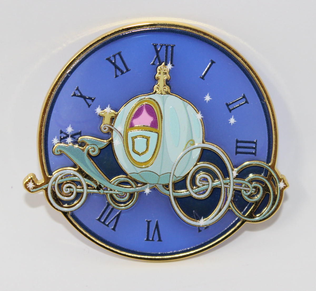 Cinderella's Pumpkin Carriage Cinderella Clock Mystery BoxLunch Pin