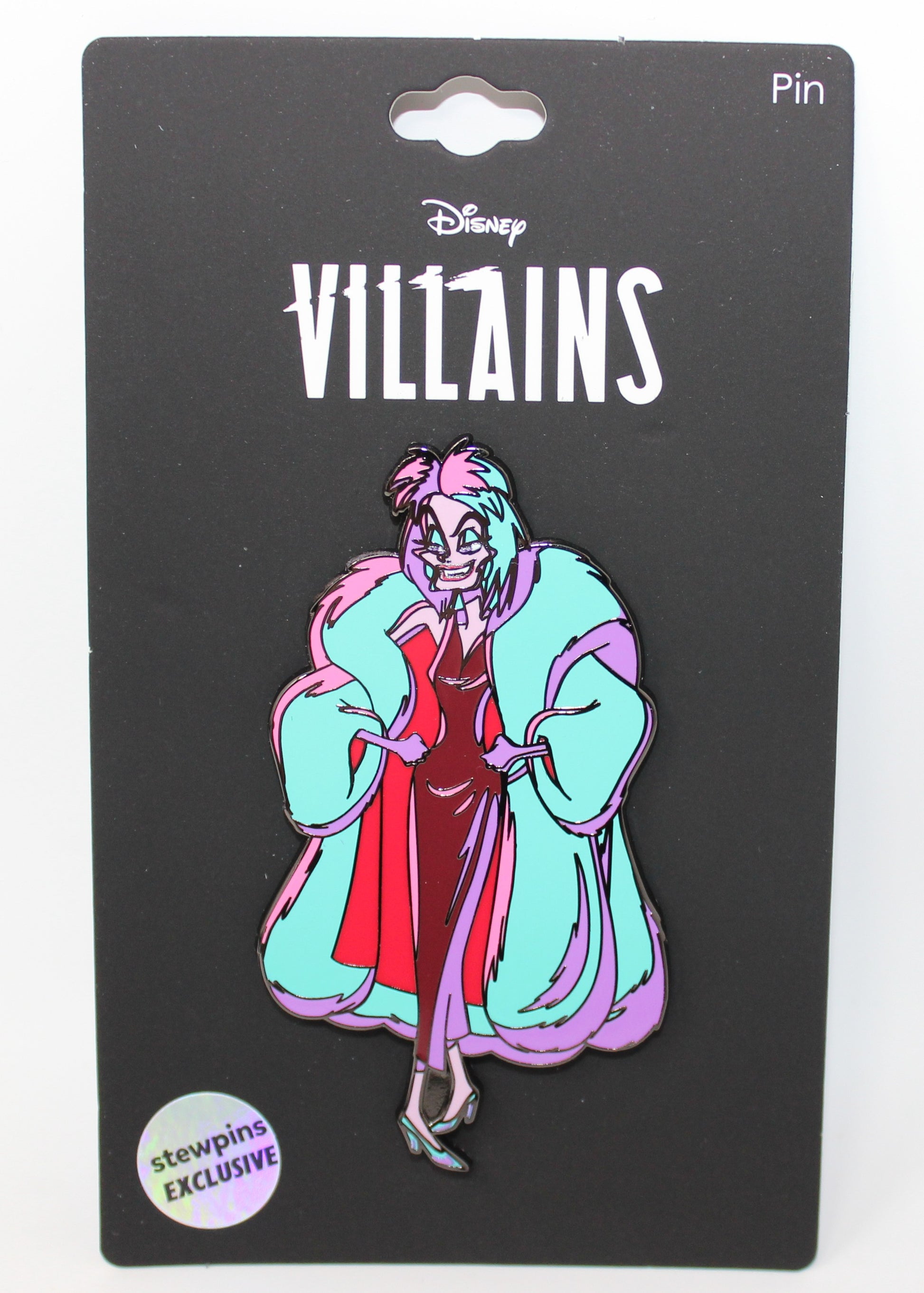 Cruella StewPins Exclusive Disney Villains Hyper Pop Wave 1