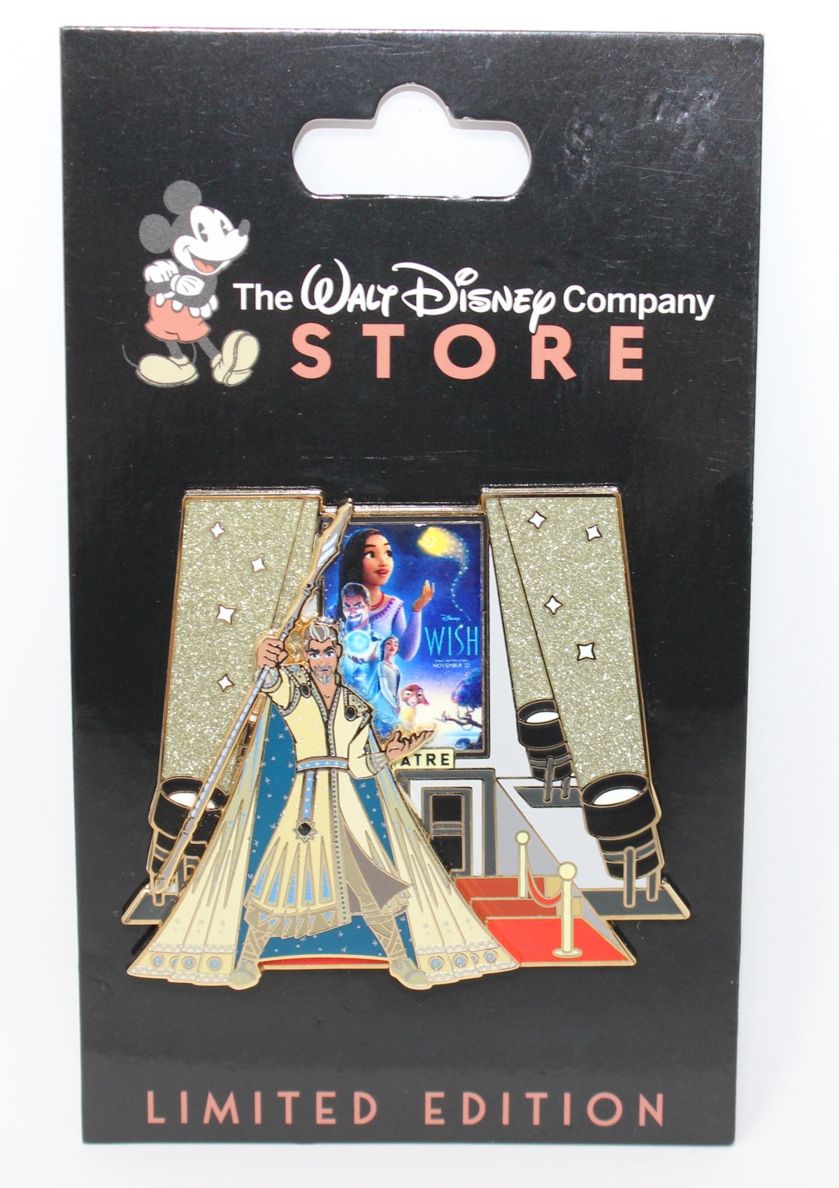 D23 2024 King Magnifico Villains Premiere Season WDCS Limited Edition Disney Pin