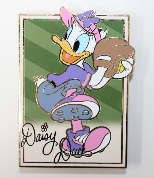 Daisy Duck Softball Mickey & Friends Sports Cards Pink a la Mode Signature Edition Disney Pin