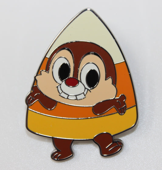 Dale as a Candy Corn Trick or Chipmunk Mystery Disney Pin