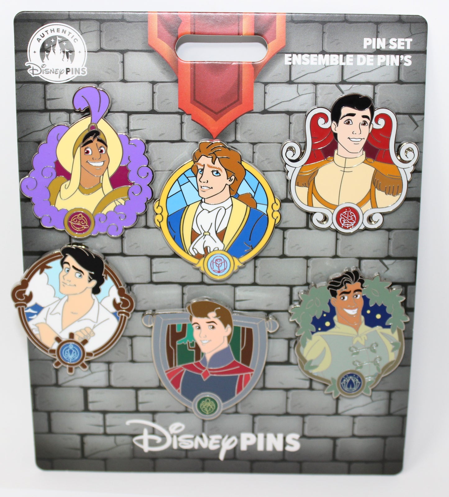 Disney Prince Disney Pin Set