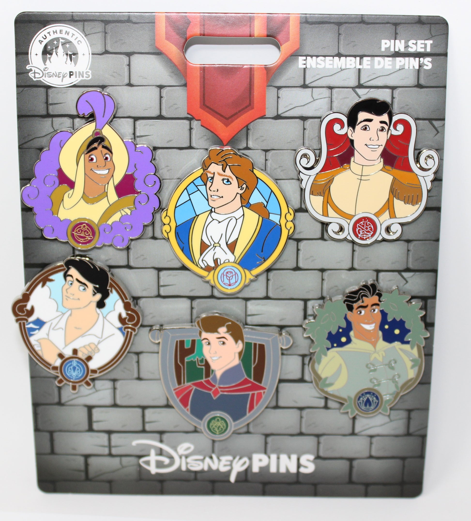 Disney Prince Disney Pin Set