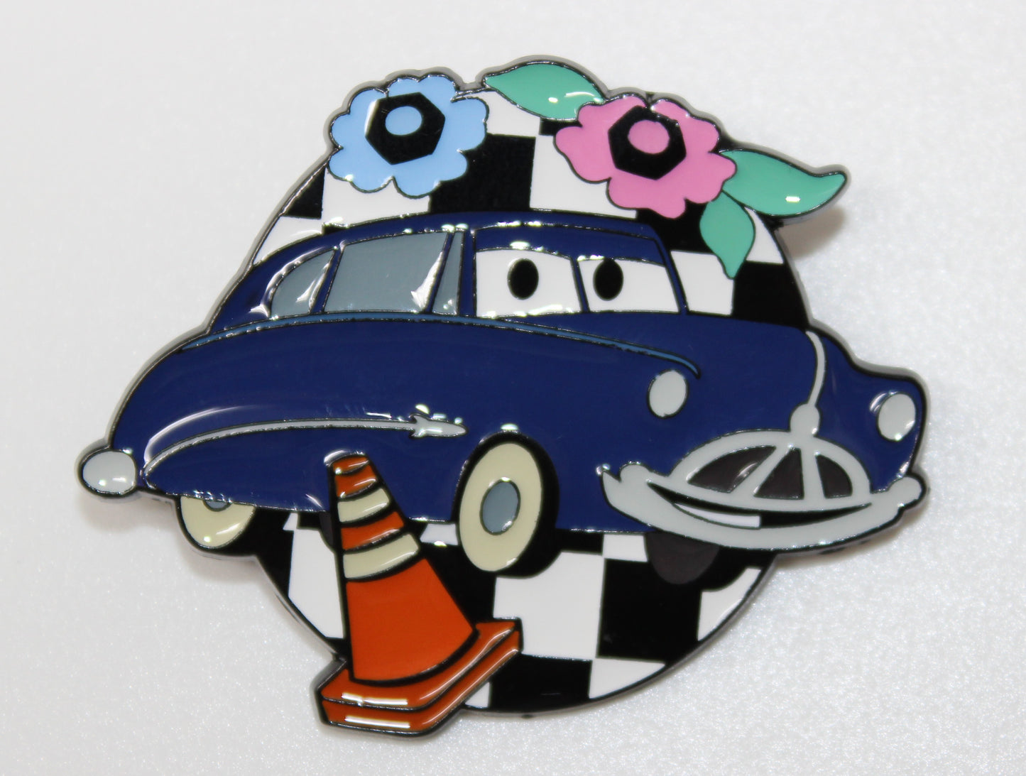 Doc Hudson Cars Checker Hot Topic Exclusive Mystery Pin