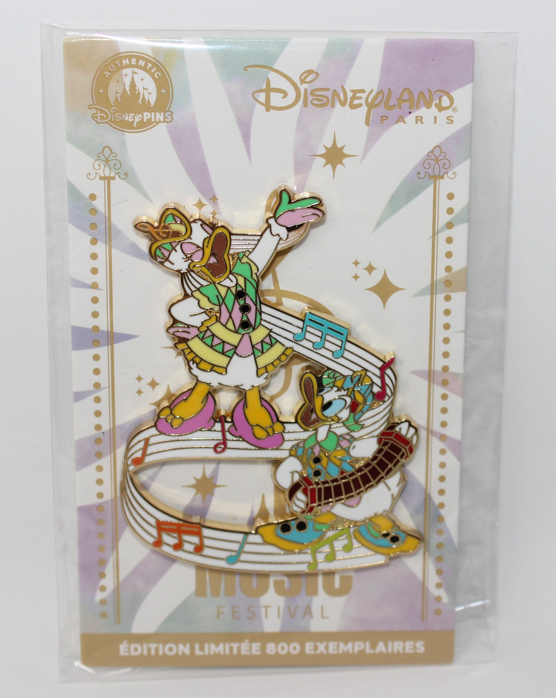 Donald & Daisy Duck 2025 Music Festival Disneyland Paris Disney Pin