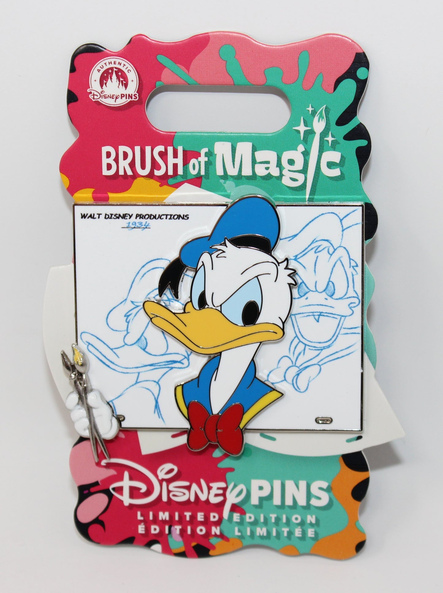 Donald Duck Brush of Magic Limited Edition Disney Pin
