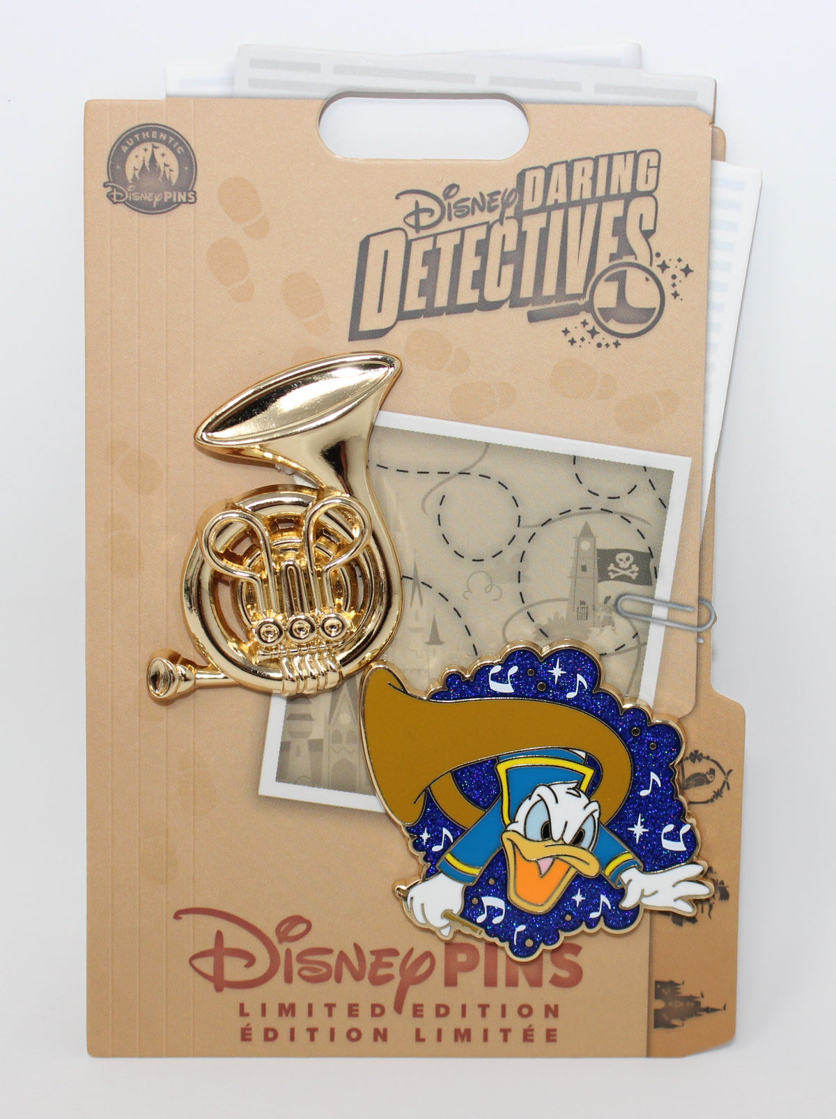 Donald Duck Daring Detectives Limited Edition Pin Set