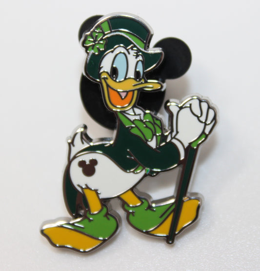 Donald Duck St. Patrick's Day Seasons 2025 Hidden Disney Pin