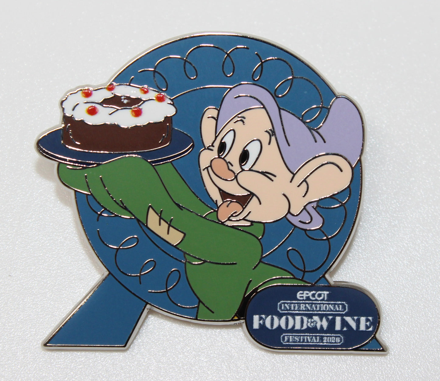 Dopey 2026 Epcot Food & Wine Festival Mystery Disney Pin