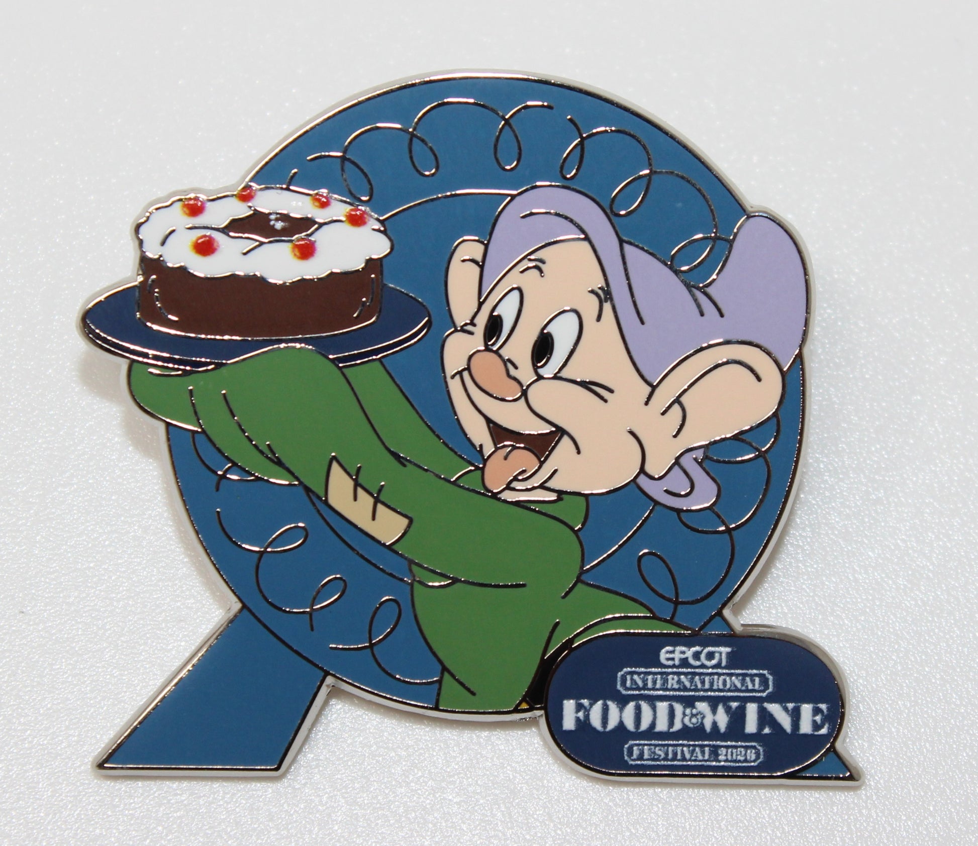 Dopey 2026 Epcot Food & Wine Festival Mystery Disney Pin