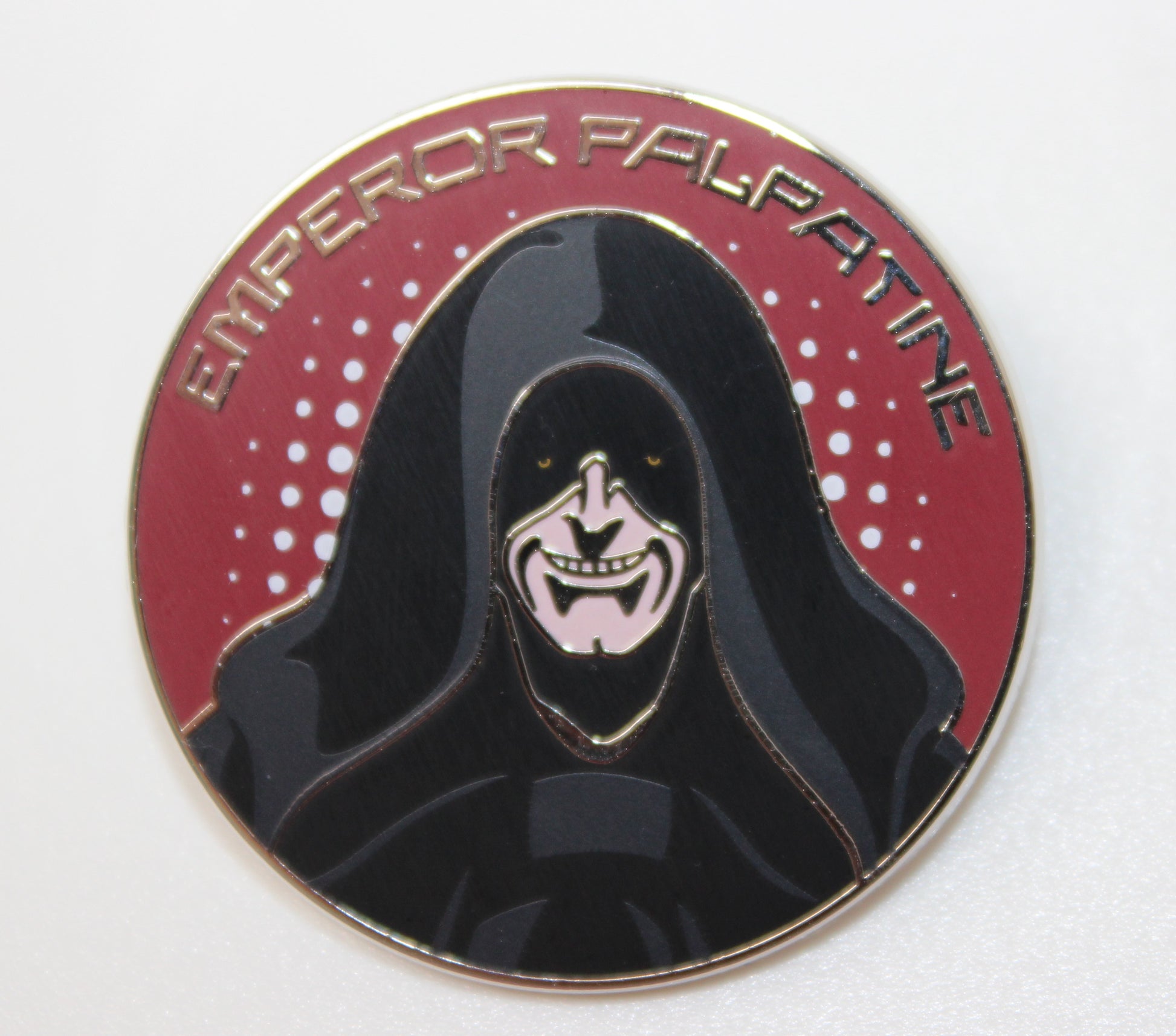 Emperor Palpatine Screen Tone Star Wars Mystery Disney Pin