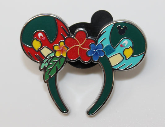 Enchanted Tiki Birds Ear Headband Disneyland 2026 Hidden Disney Wave A Pin