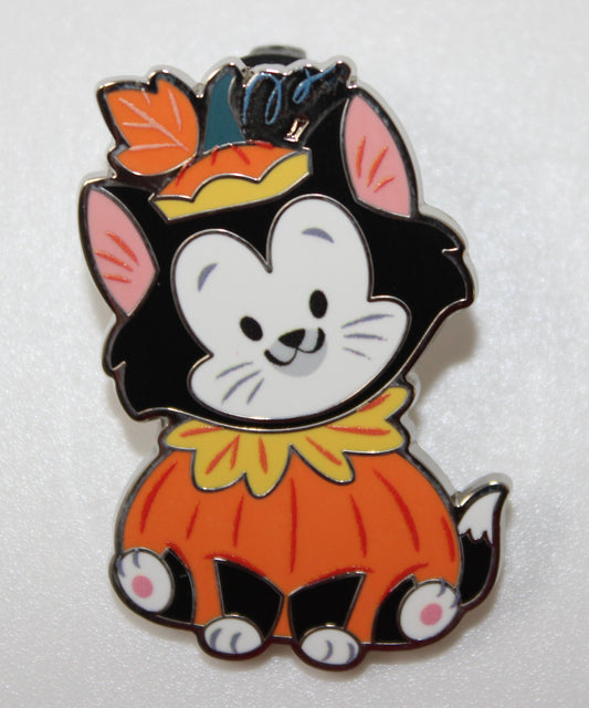 Figaro Pumpkin Dogs & Cats Halloween Mystery Disney Pin