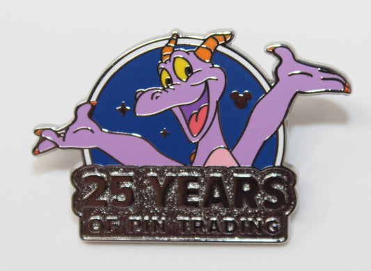 Figment Pin Trading 25th Anniversary Chaser 2025 Hidden Disney Wave A Pin