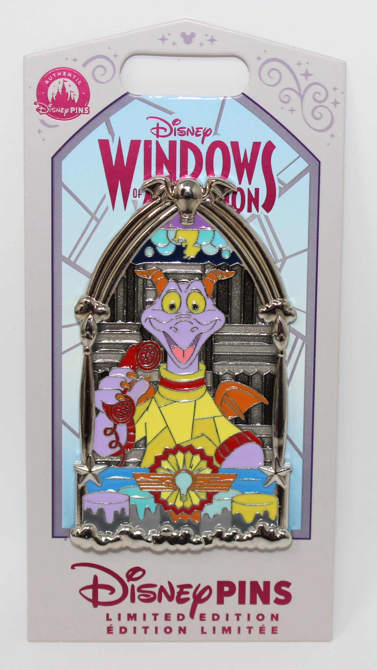 Figment Windows of Attraction Disney Pin