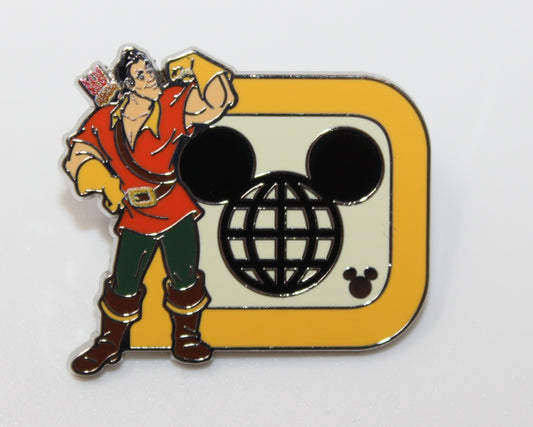 Gaston Walt Disney World Logo 2025 Hidden Disney Pin
