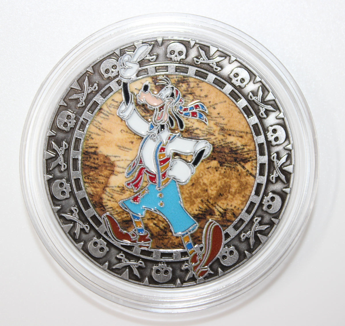 Goofy Pirates of the Caribbean Disney Medallion