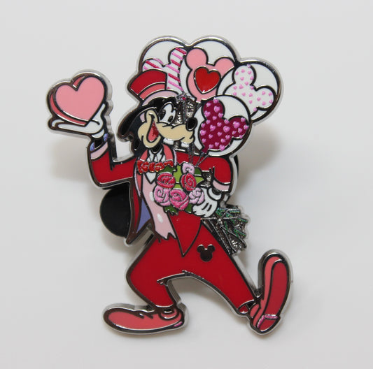 Goofy Valentine's Day Seasons Disneyland 2025 Hidden Disney Wave A Pin
