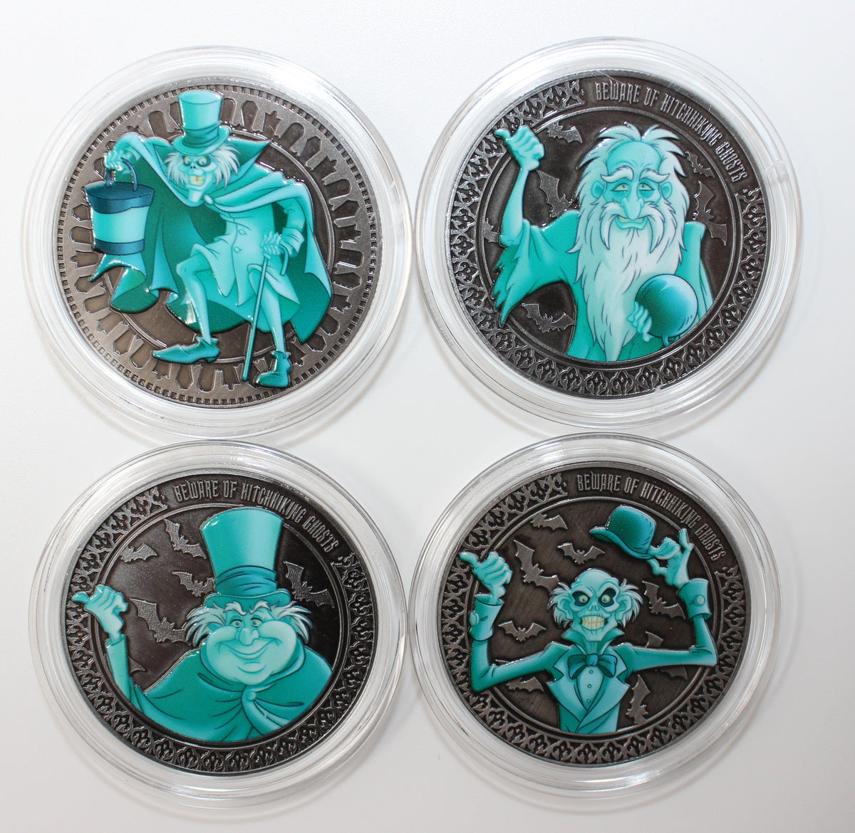 Haunted Mansion Ghosts Disney Medallion Set