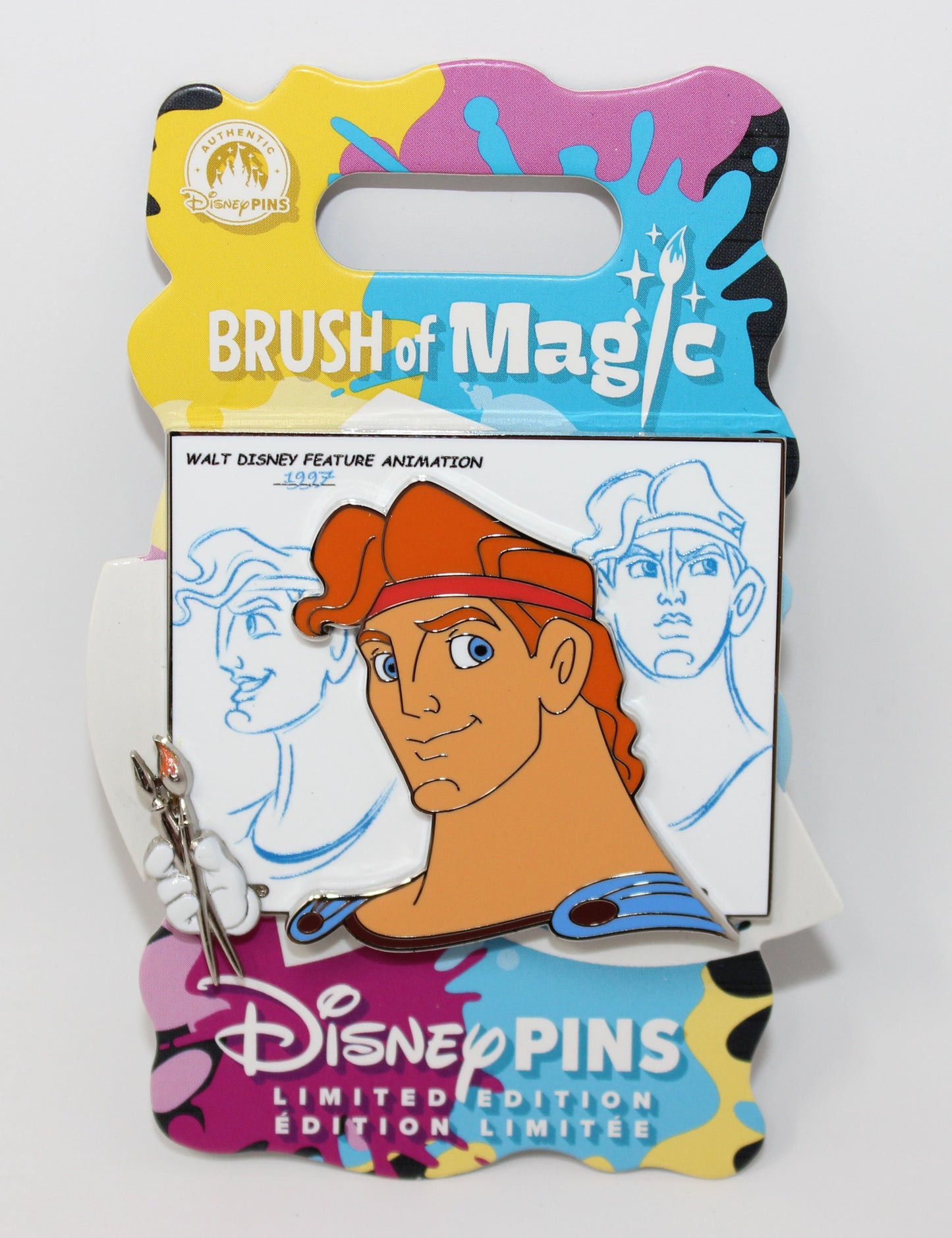 Hercules Brush of Magic Limited Edition Disney Pin