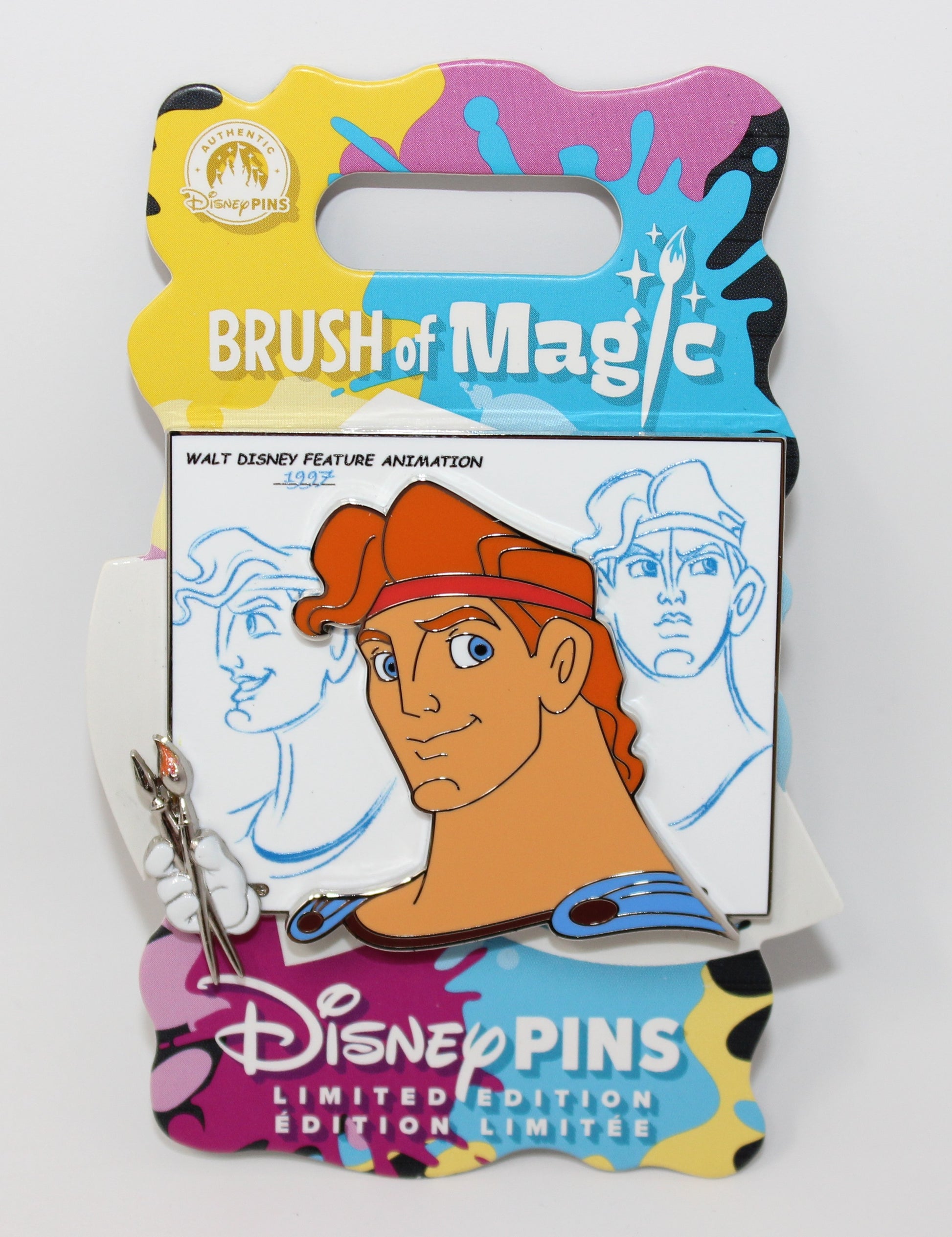 Hercules Brush of Magic Limited Edition Disney Pin