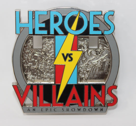 Heroes vs. Villains Epic Showdown Commemorative Gift Pin Holder