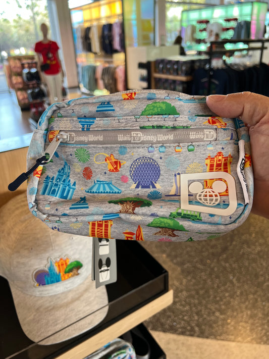 Walt Disney World 4 Park Icons Fanny Pack