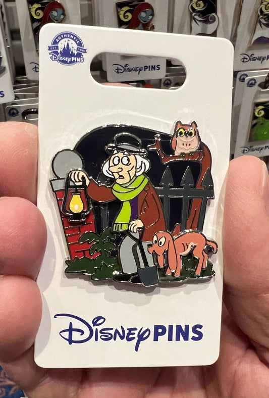 Haunted Mansion Caretaker & Dog Disney Pin