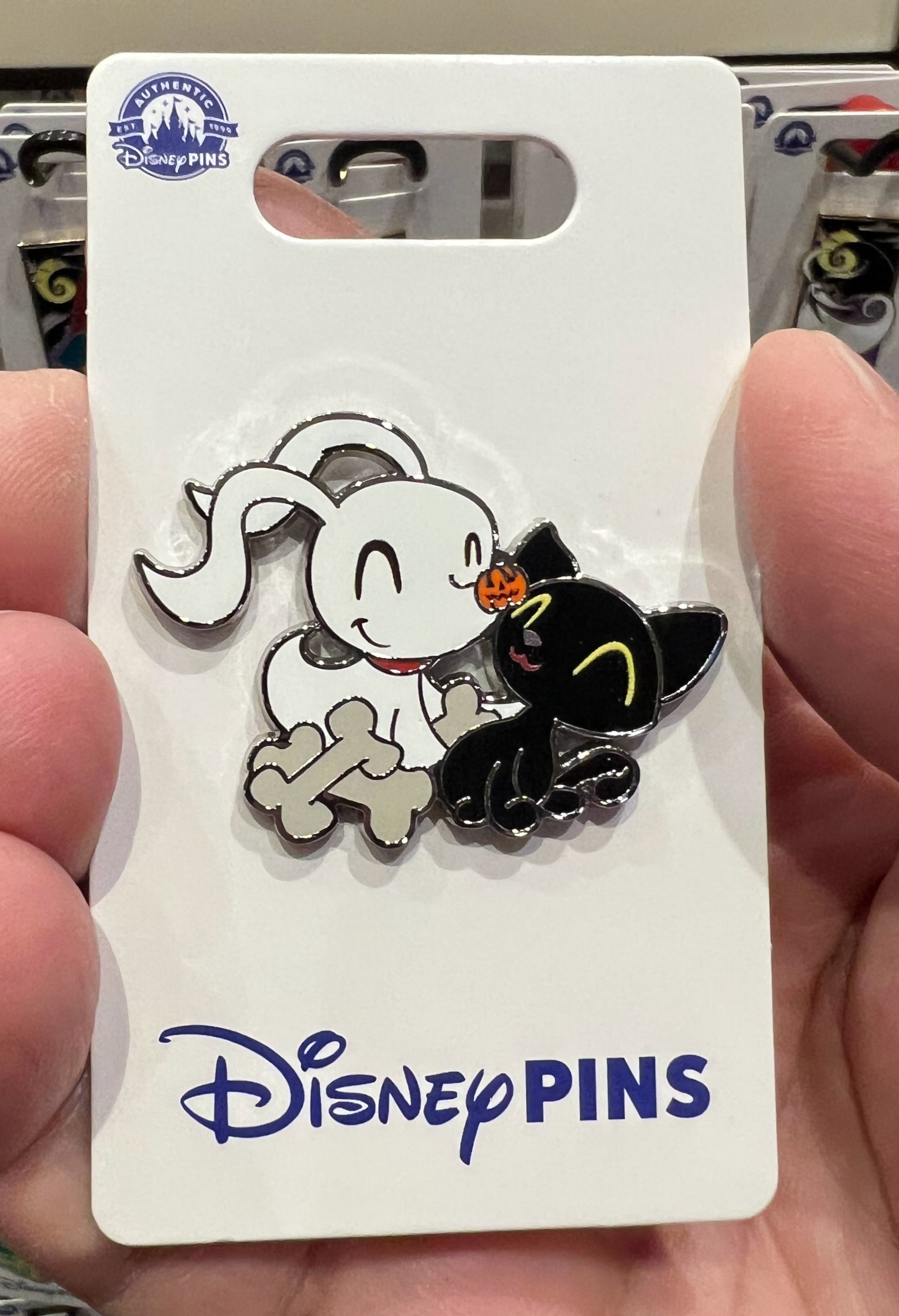 Nightmare Before Christmas Zero & Cat Disney Pin