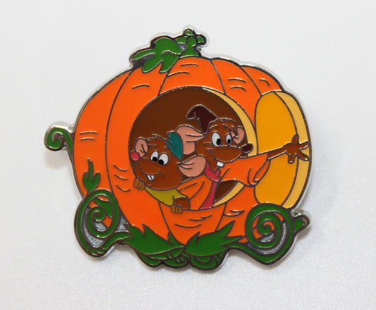 Jaq & Gus Pumpkin Carriage Imaginative Icons Mystery Disney Pin