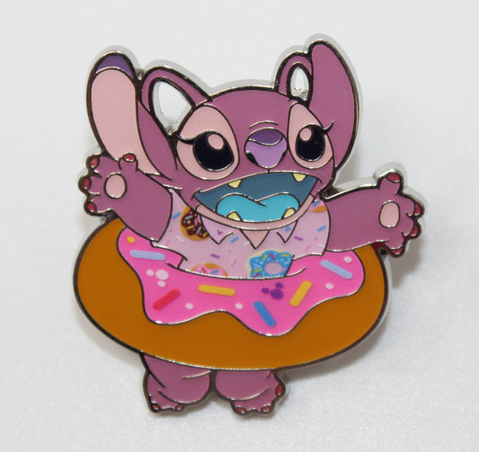 Angel Donut Stitch Attacks Snacks Mystery Disney Pin
