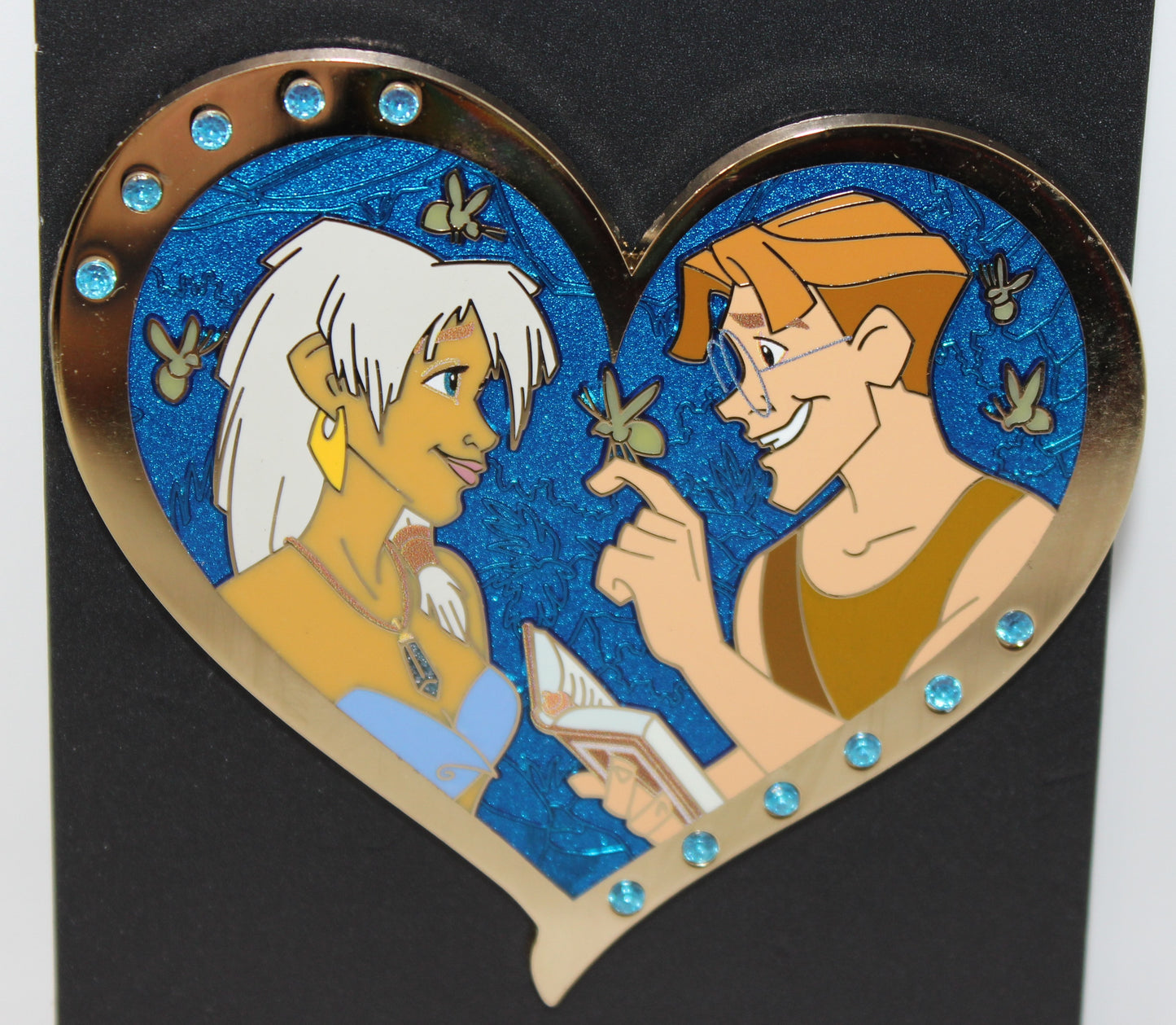 Kida & Milo WDI Valentine's Day 2025 Gem Hearts Disney Pin