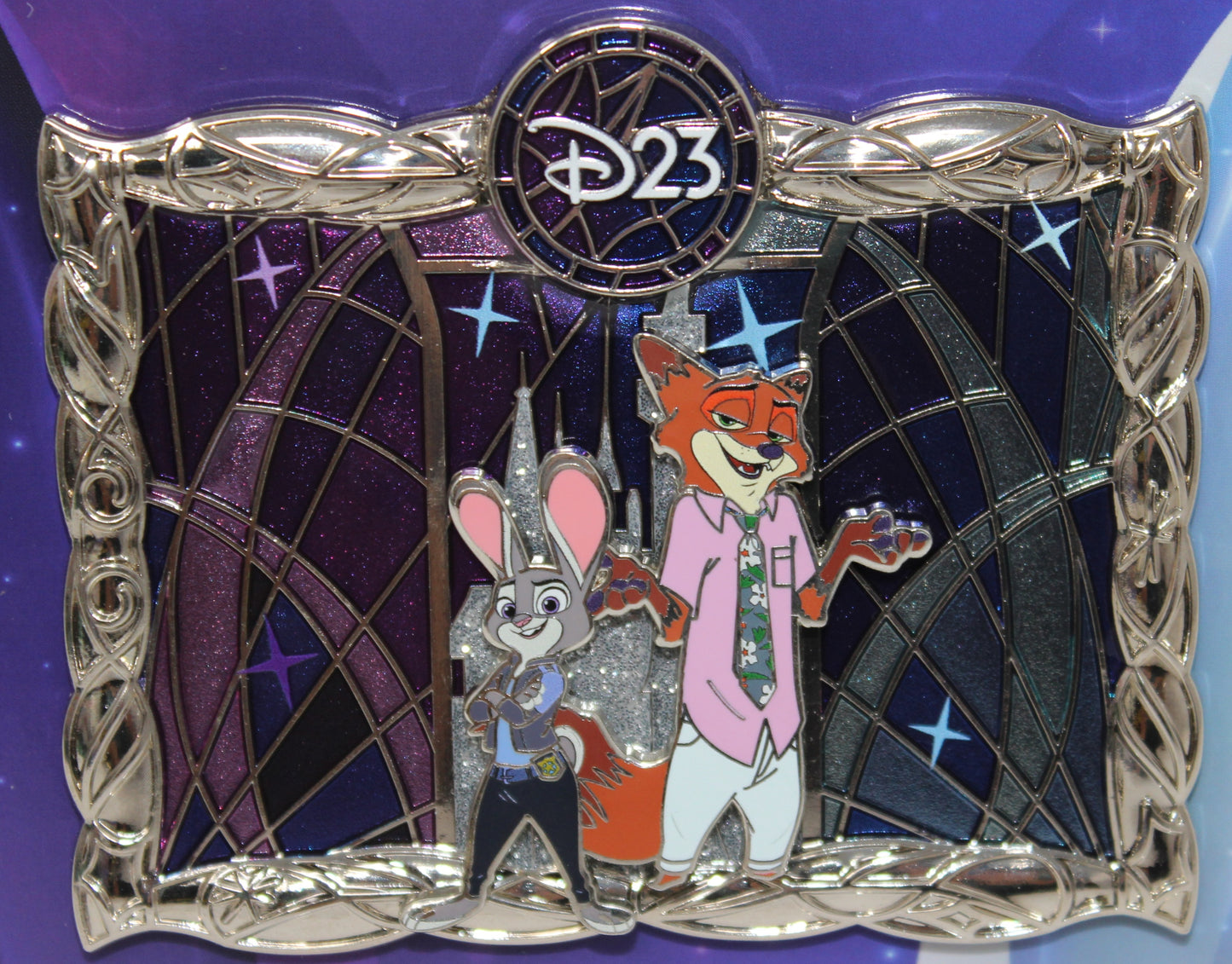 Nick & Judy 2026 D23 Premier Collection Disney Pin