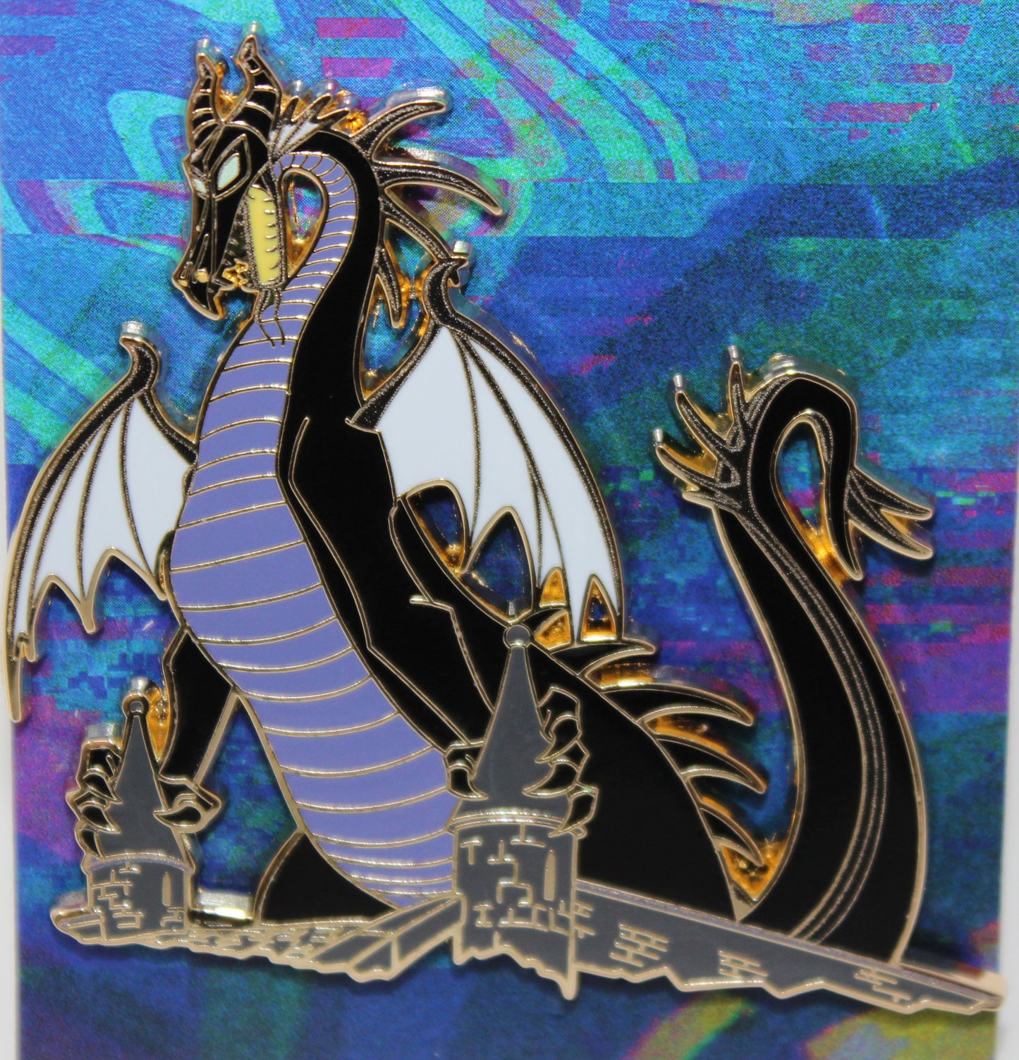 Maleficent Dragon Pink a la Mode Disney Pin