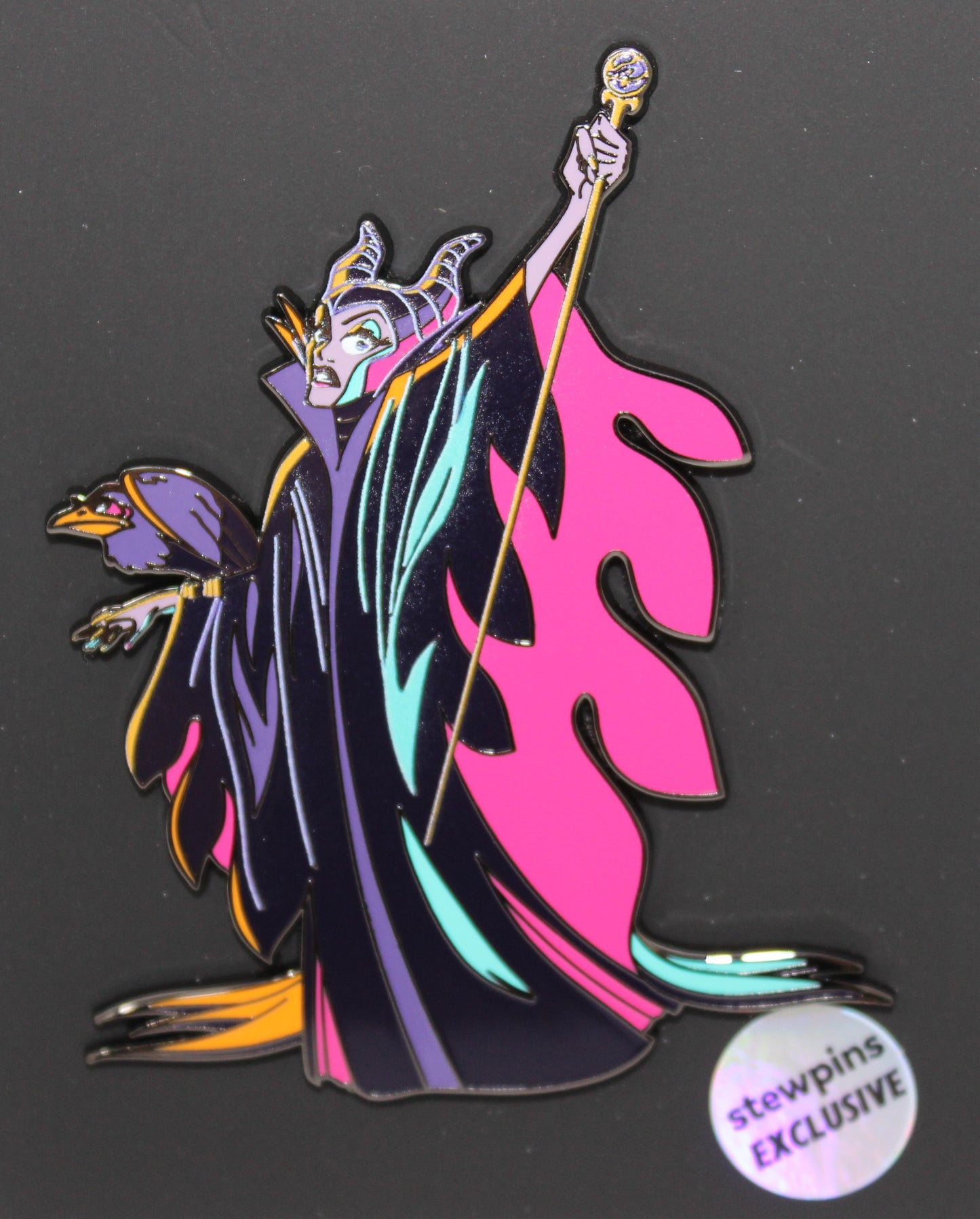 Maleficent StewPins Exclusive Disney Villains Hyper Pop Wave 2