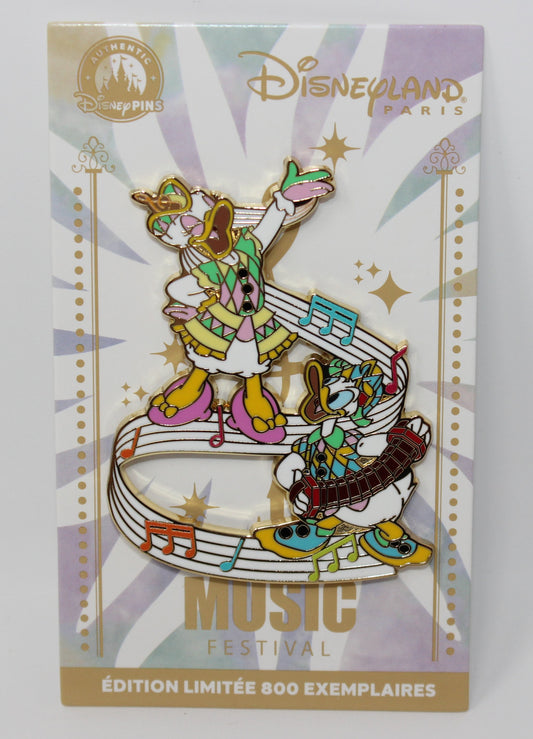 Donald & Daisy Duck 2025 Music Festival Disneyland Paris Disney Pin 144/800