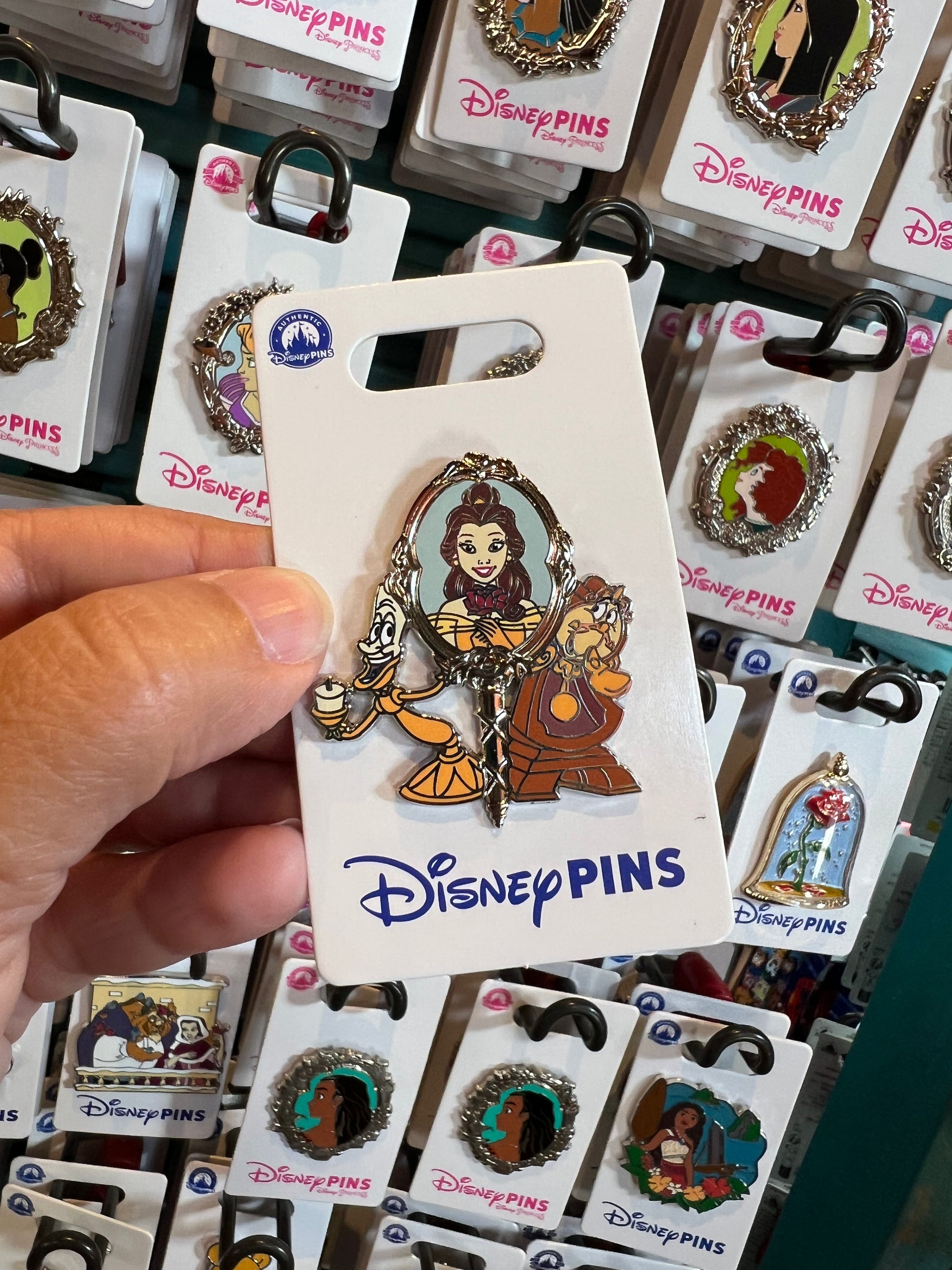 Beauty and the Beast Belle Reflection Disney Pin