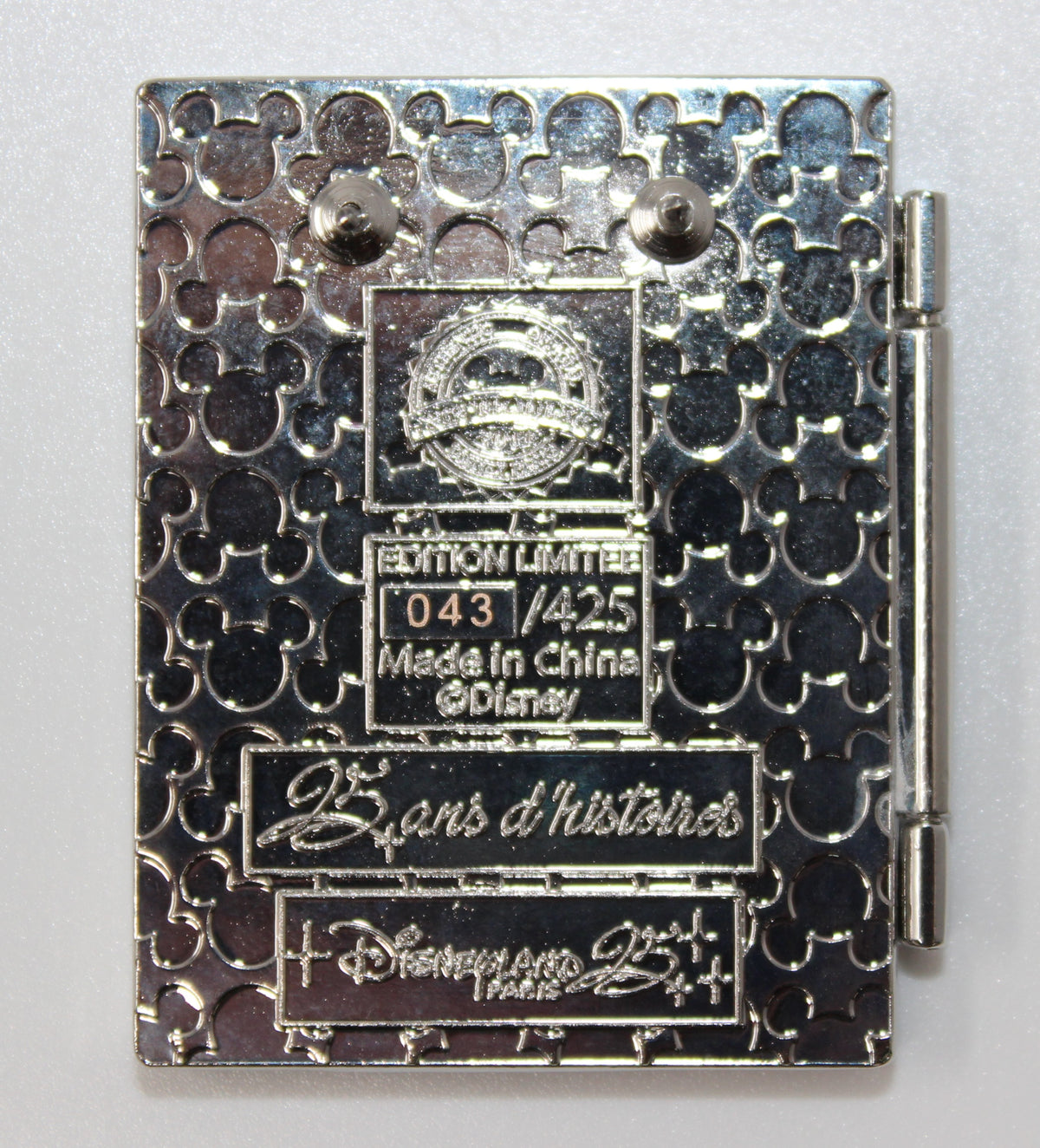 Genie 25 Years of History Disneyland Paris Disney Pin 043/425