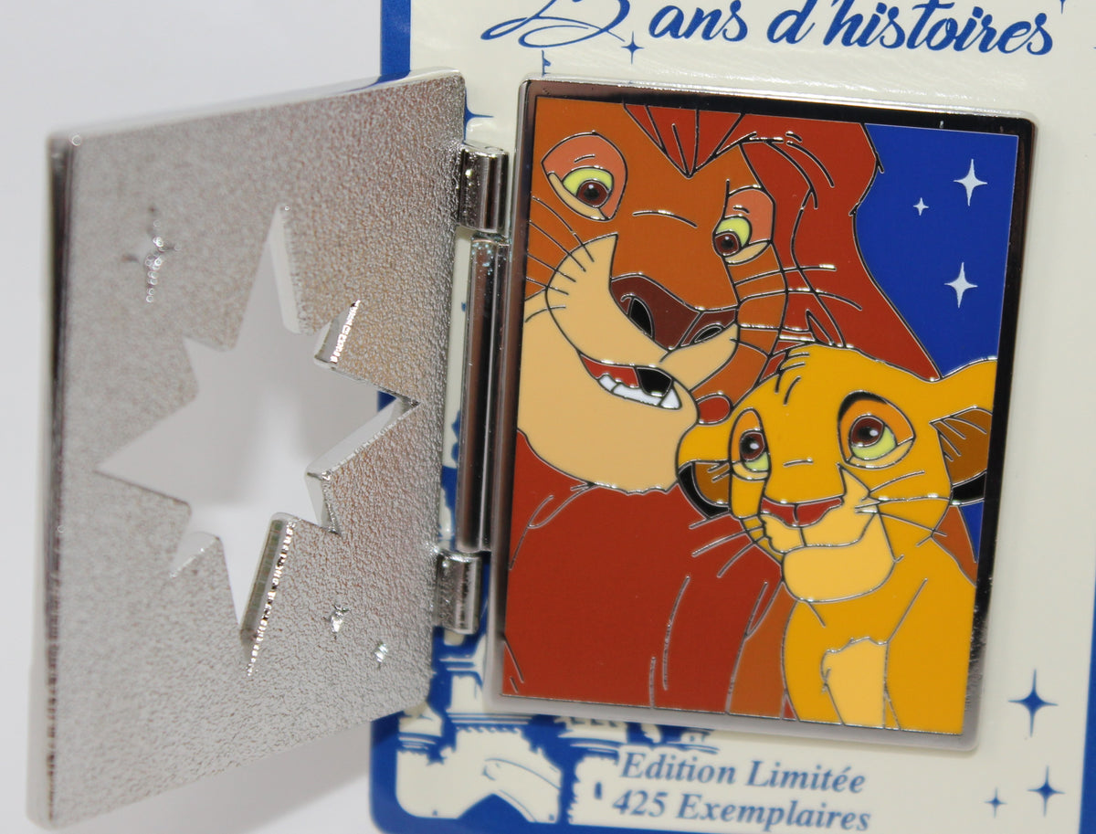 Mufasa & Simba 25 Years of History Disneyland Paris Disney Pin 055/425