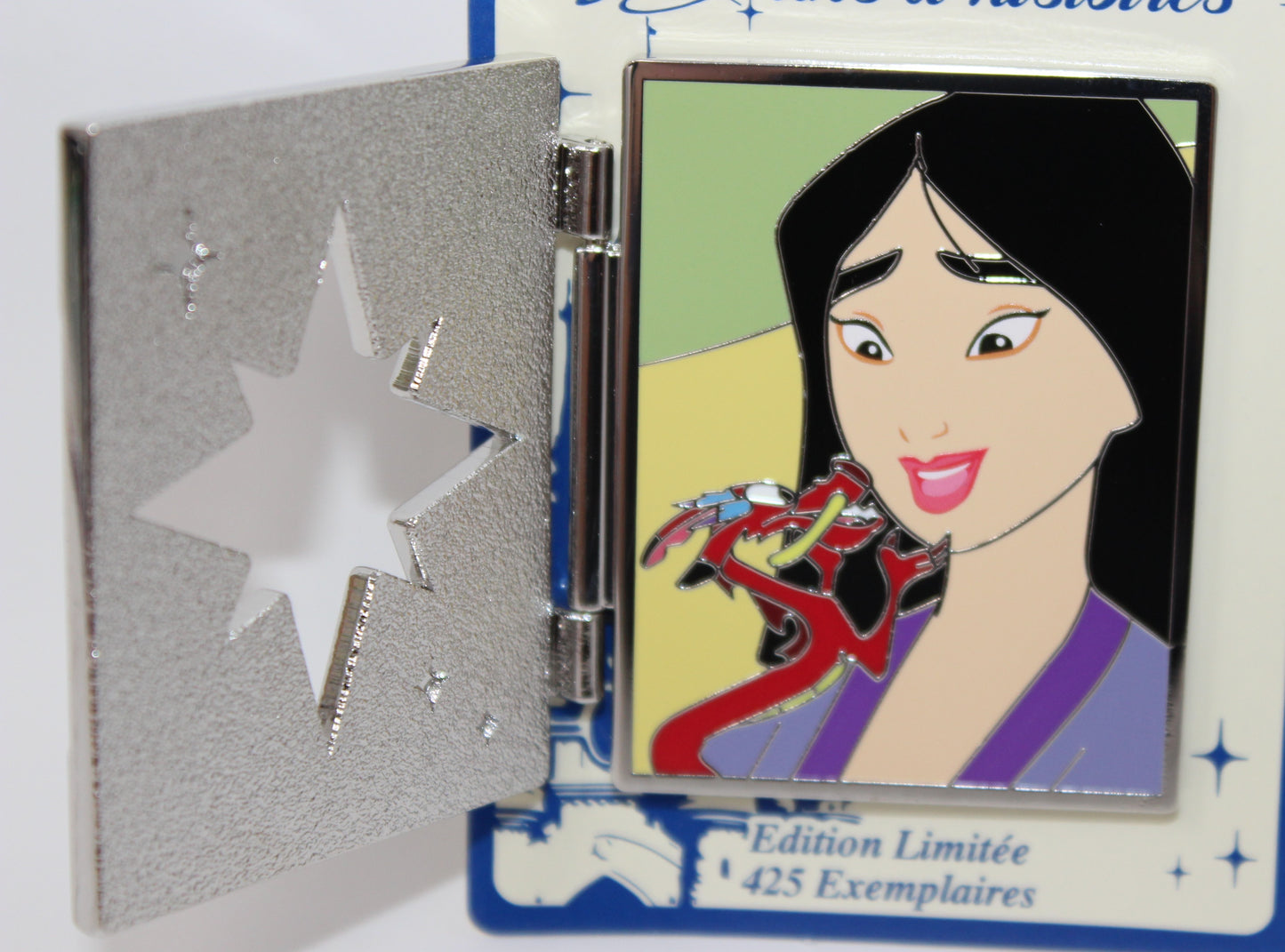Mulan & Mushu 25 Years of History Disneyland Paris Disney Pin 254/425