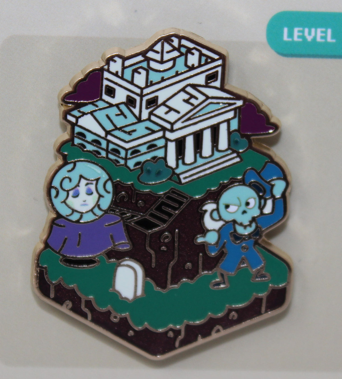 Hatbox Ghost Haunted Mansion & Mad Tea Party Disneyland Digitize Disney Pin Set