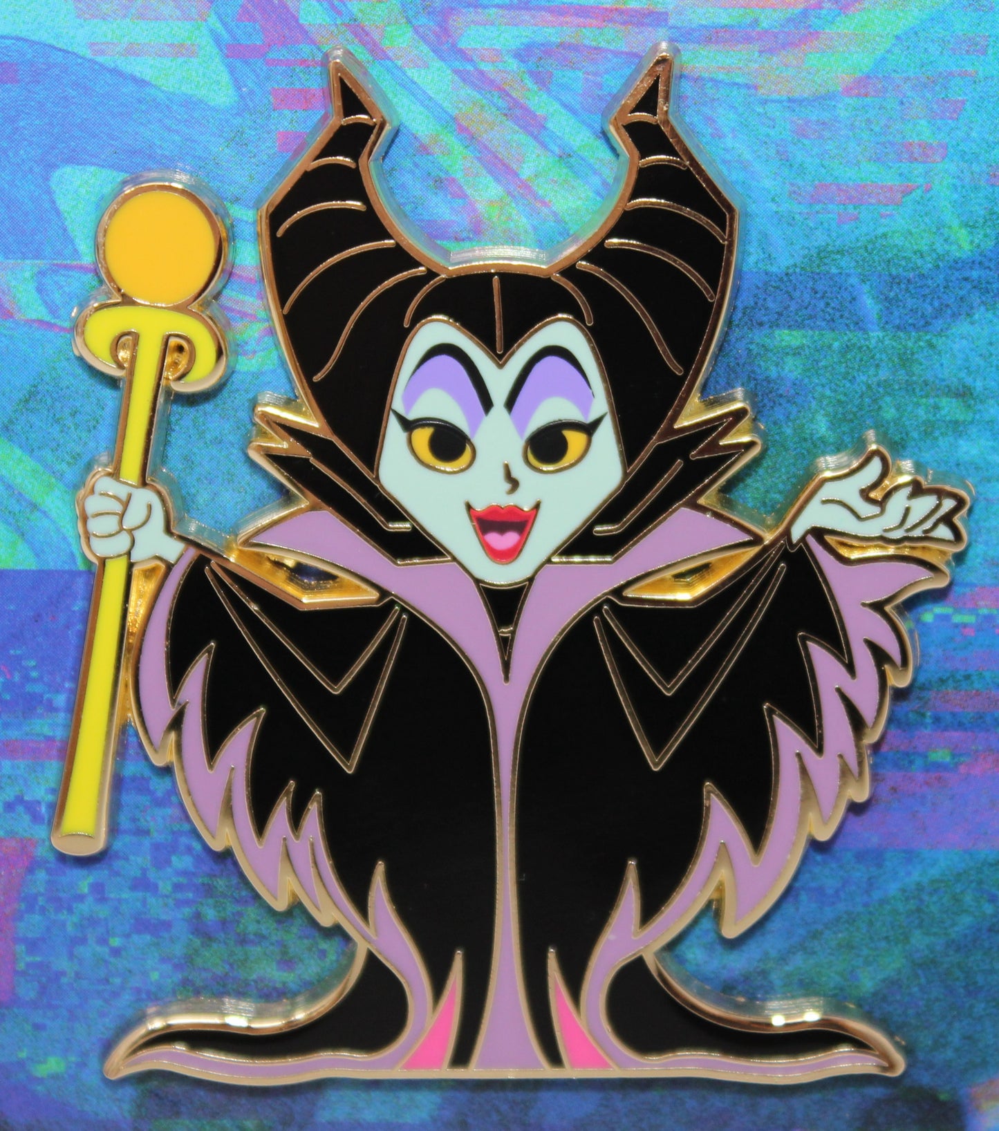 Maleficent Happiest Collection on Earth Pink a la Mode Disney Pin