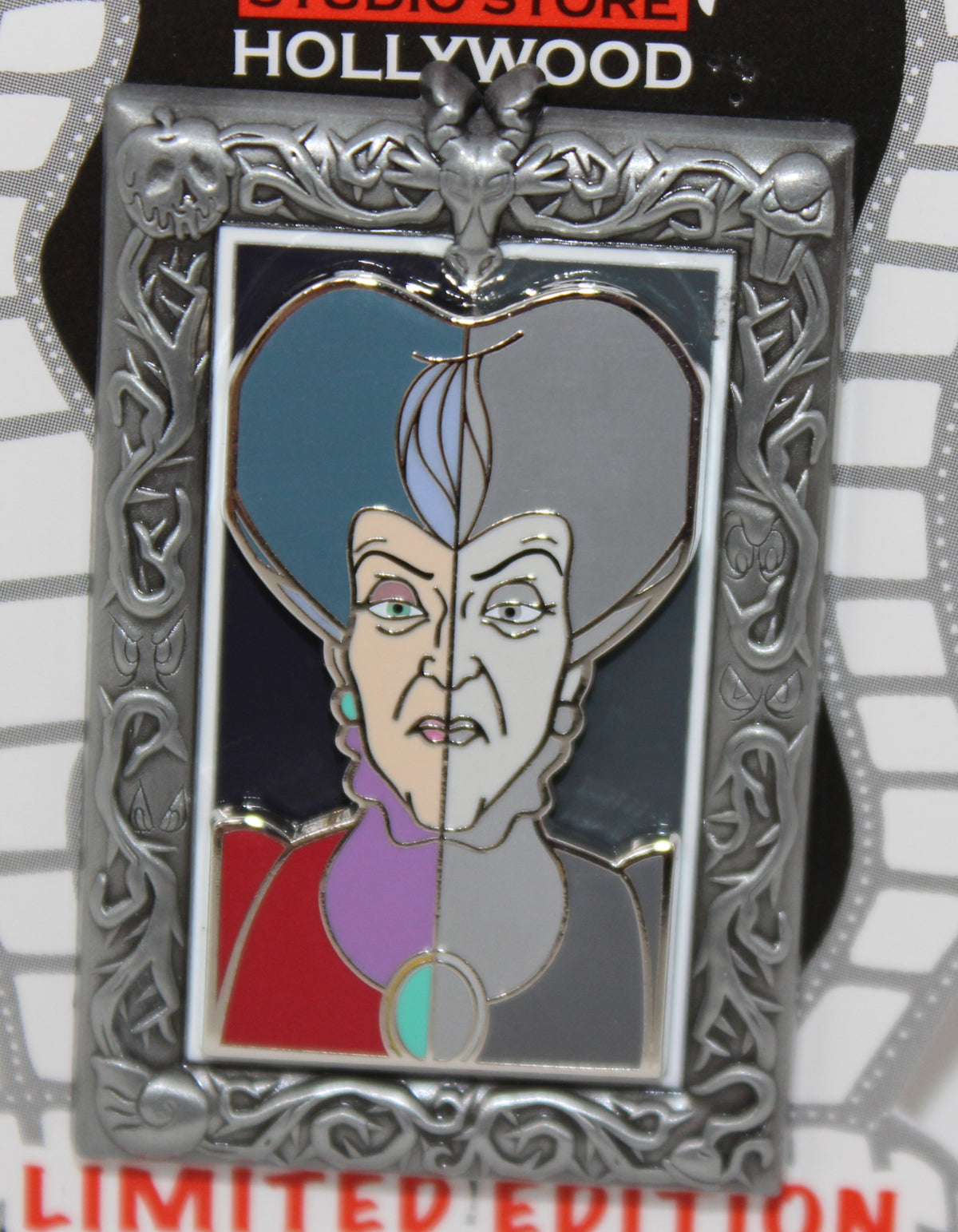 Lady Tremaine D23 Expo 2024 Villain Gallery Portrait DSSH Disney Pin