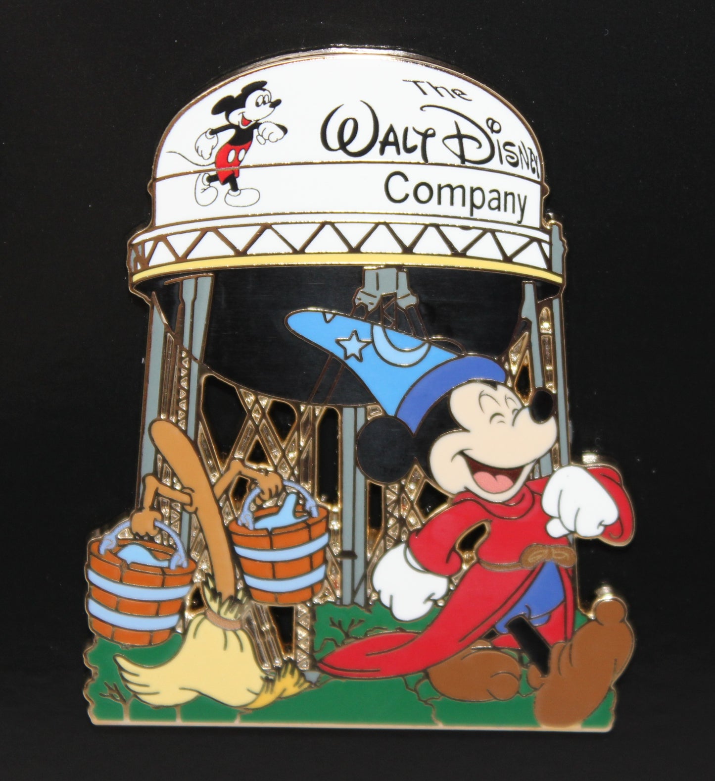 Sorcerer Mickey Disney Employee Center Water Tower Pin