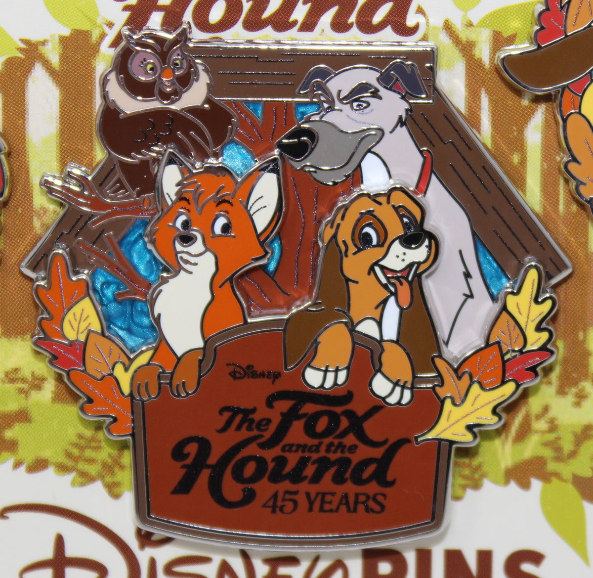 The Fox and the Hound 45th Anniversary Limited Edition Disney Pin Set