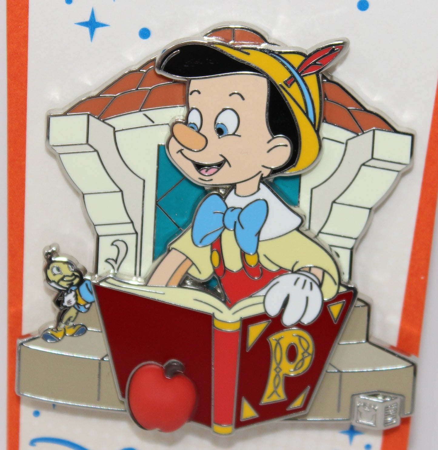 P for Pinocchio Alphabet Collection A-2-Z Disney Pin