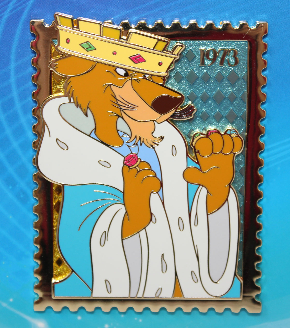 Prince John Royal Stamps Pink a la Mode Signature Edition Disney Pin