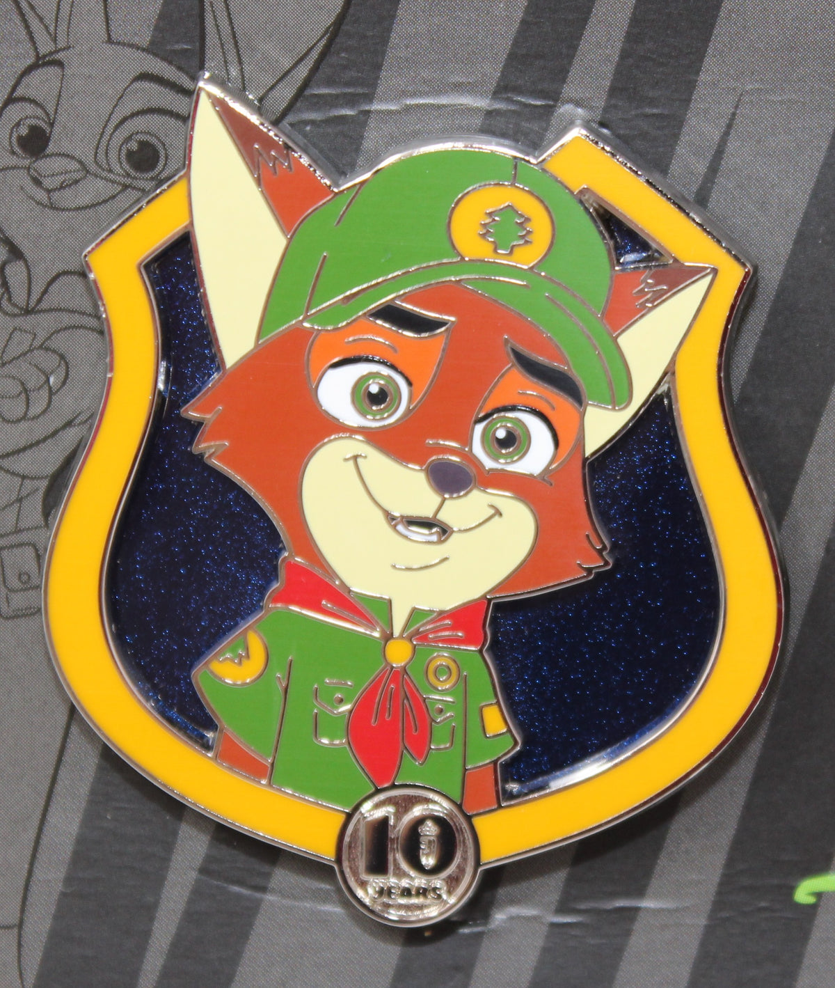Nick & Judy Zootopia 10th Anniversary Hong Kong Disneyland Disney Pin Set