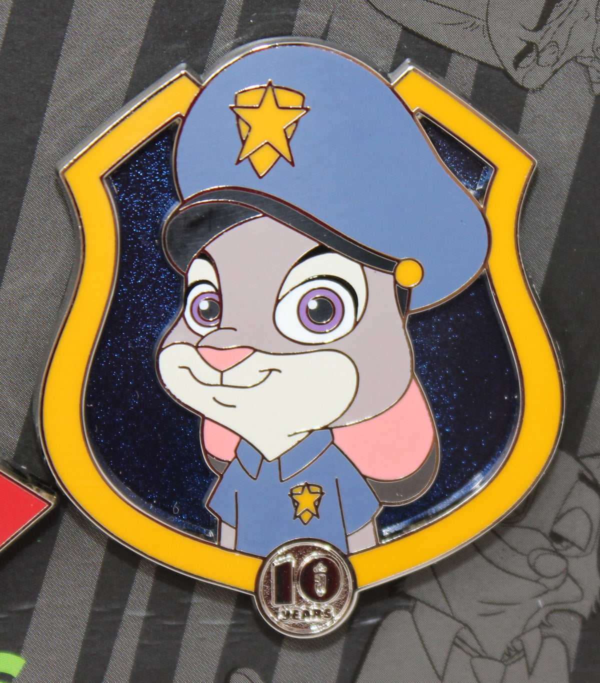 Nick & Judy Zootopia 10th Anniversary Hong Kong Disneyland Disney Pin Set