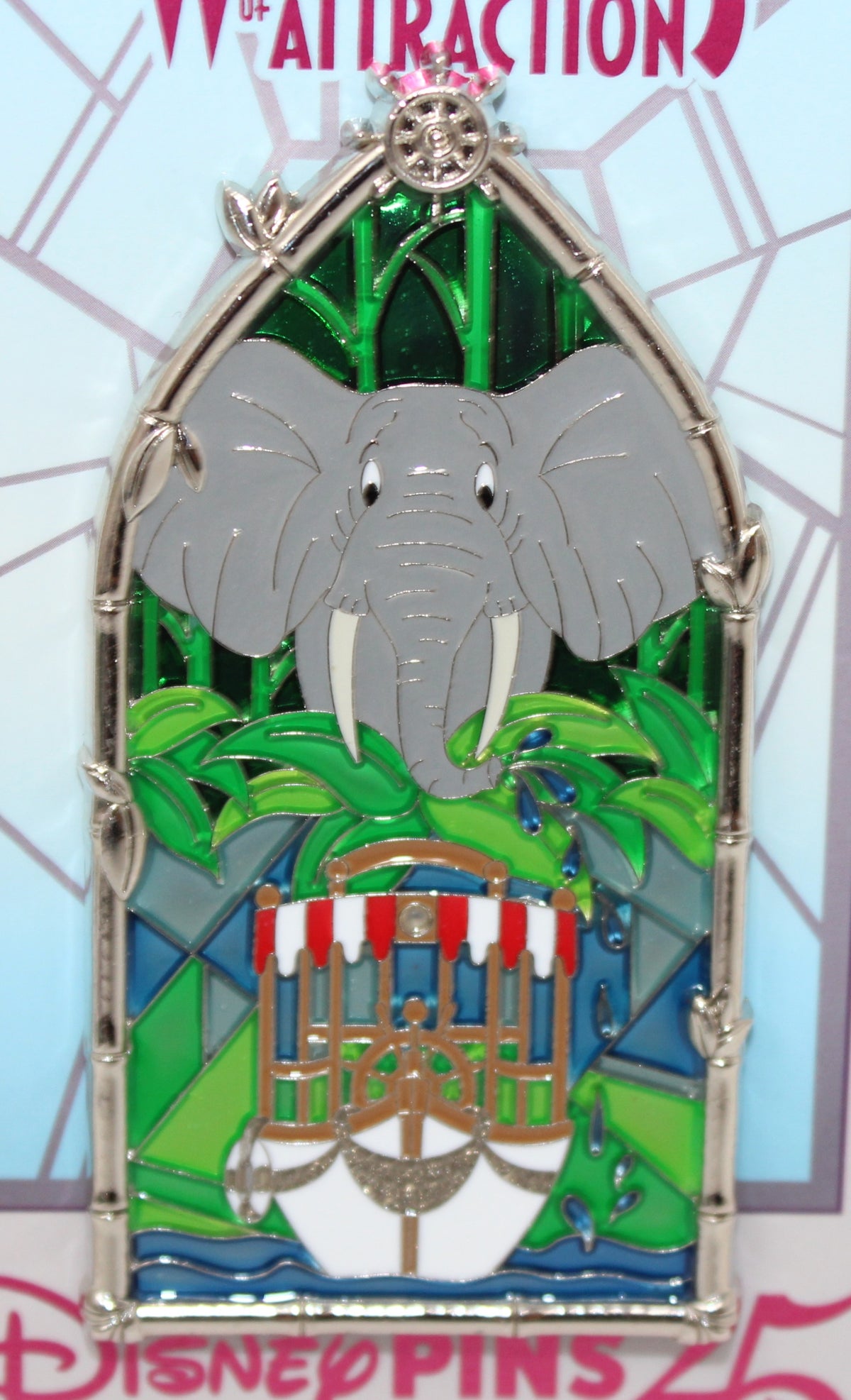 Jungle Cruise Windows of Attraction Disney Pin